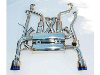 Invidia 02-08 Nissan 350z Gemini Single Layer Titanium Tip Cat-back - HS02N3ZGIT