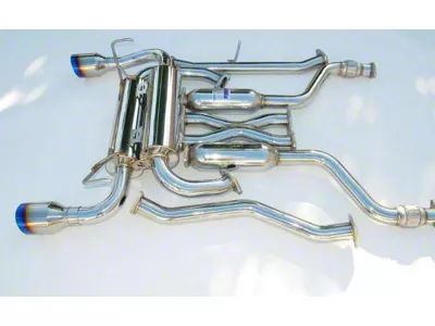 Invidia 03-08 Infiniti FX35/45 Gemini Single Layer Titanium Tip Cat-back - HS03IFXGIT