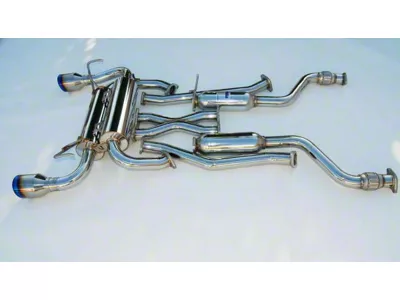 Invidia 03-08 Infiniti G35 Coupe Gemini Rolled Titanium Tip Cat-back - HS03IG3GID
