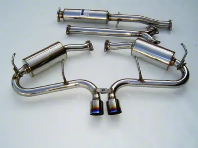 Invidia 03-04 Mini Cooper S 60mm 80mm tip Titanium Tip - HS03MCSGTT