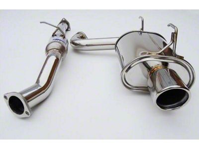 Invidia 00+ S2000 Q300 Rolled Stainless Steel Single Tip Cat-back - HS00HS1GS3