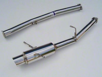 Invidia 02-07 WRX/STi 76mm N1 RACING Stainless Steel Tip Cat-back - HS02SW1GTR