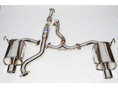 Invidia 08-09 WRX Sedan Q300 Dual Stainless Steel Tip Cat-back - HS08SW4GT3