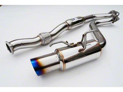 Invidia 08+ WRX Hatch 76mm REGULAR Titanium Tip Cat-back Exhaust - HS08SW5GTT