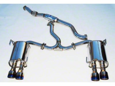 Invidia 11+ STI/WRX Sedan Only 76mm Q300 Titanium Tip Cat-back - HS11STIG3T