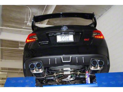Invidia 15+ Subaru WRX/STI 4Dr Q300 Twin Outlet Rolled Titanium - HS15STIG3T
