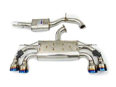 Invidia 18-21 Volkswagen Golf MK7.5 Valved Q300 Rolled Titanium Tip - HS17GFR753V4RT