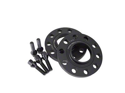ISC 5x108 Hub Centric Wheel Spacers 15mm Black Pair - WSFD15B