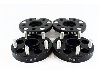 ISC 5x114.3 Hub Centric Wheel Spacers 20mm Black Pair