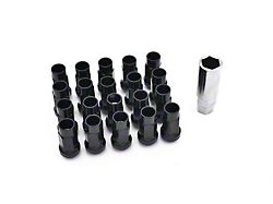 ISR Performance Steel 50mm Open Ended Lug Nuts M12x1.25 - IS-12125-BLK