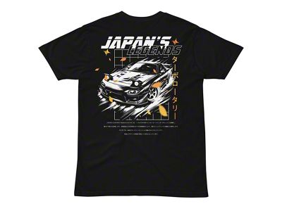Throtl Japan's Legends FD RX-7 Short Sleeve T-Shirt