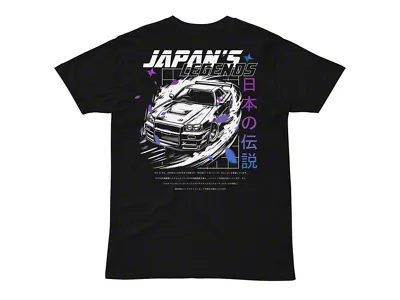 Throtl Japan's Legends R34 Skyline GT-R Short Sleeve T-Shirt