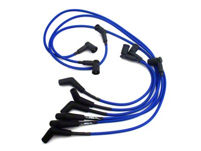 JBA 01-04 Ford Mustang 3.8L Ignition Wires - Blue - W06179