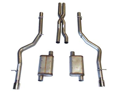 JBA 05-10 Chrysler/Dodge Cars 6.1L 409SS Dual Rear Exit Cat-Back - 40-1601