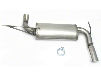 JBA 07-18 Jeep Wrangler JK 3.8L/3.6L 409SS Single Rear Exit - 40-1509