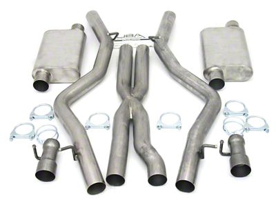 JBA 08-14 Dodge Challenger SRT8 6.1L/6.4L 409SS Dual Rear Exit - 40-1665