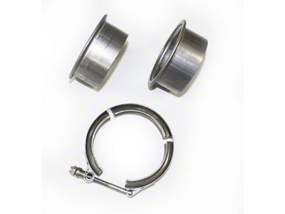 JBA 3in Stainless Steel V-Band Clamp & Flanges - VB30