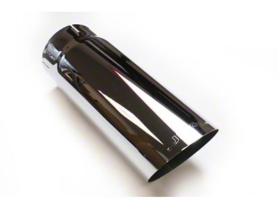 JBA 4in x 4.5in x 12in Angle Cut Chrome Plated - 12-08216