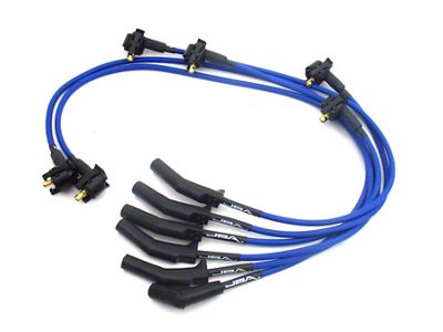 JBA 94-98 Ford Mustang 3.8L Ignition Wires - Blue - W06199