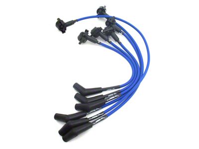 JBA 97-00 Ford Ranger/Explorer 4.0L OHV Ignition Wires - Blue - W06349