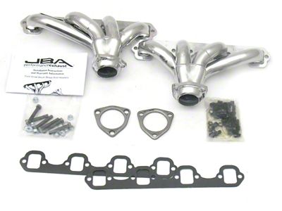 JBA 260-351W SBF 1-5/8in Primary Silver Ctd Tight Tuck