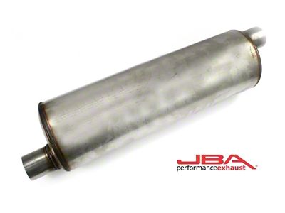 JBA Universal Chambered 304SS Muffler 22in x 7in Round 2.5in - 40-252201