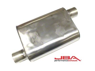 JBA Universal Chambered Style 304SS Muffler 13x9.75x4 2.5in Inlet Diameter - 40-251300