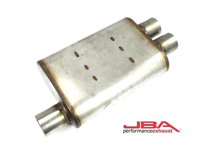 JBA Universal Chambered Style 304SS Muffler 13x9.75x4 2.5in Inlet Diameter - 40-251302