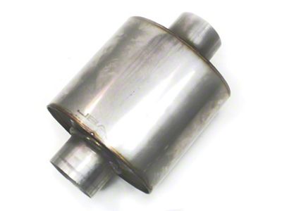 JBA Universal Straight-Through 304SS Muffler 6x6x4 2.5in Inlet Diameter Center/Center - 40-250600