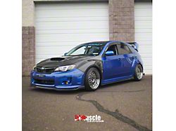 JDMuscle Tanso CS Style Side Skirts; Carbon Fiber (08-14 Impreza WRX, WRX STI)