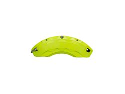 JDMuscle Aluminum Brake Caliper Covers; Neon Yellow; Front and Rear (22-26 WRX w/ Automatic Transmission)