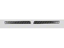 JDMuscle P&S Series Upper Vent Trim Covers; Passenger Side; Carbon Fiber (15-21 WRX)