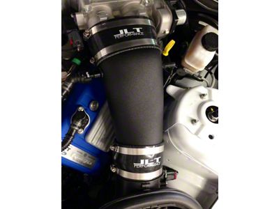 JLT 10-14 Ford Mustang GT500 Black Textured Induction Kit w/Replacement - GT500-10-F