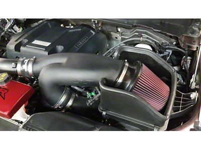 JLT 15-19 Ford F-150 2.7L/3.5L EcoBoost Black Textured Cold Air - CAI-F150EB-15
