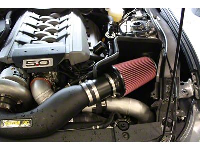 JLT 15-19 Ford Mustang GT w/Paxton/Vortech Supercharger Air Box w/Red - JLTAB-FMGPV-15