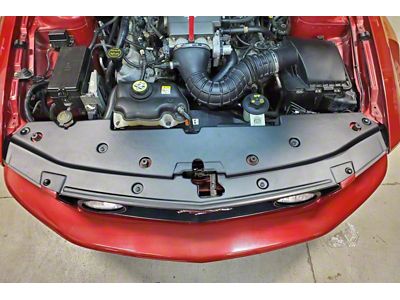 JLT 05-09 Ford Mustang GT/V6 Black Textured Full Length Radiator - RSC-FM0509-2