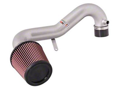 K&N 01-05 Honda Civic SR L4-1.7L Silver Typhoon Short Ram - 69-1008TS