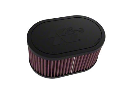 K&N 2-1/8in DUAL FLG 6-1/4 X 4inOD 3inH Universal Clamp-On - RU-3510