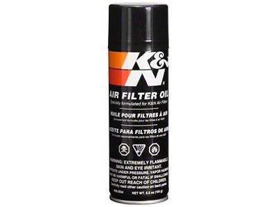 K&N 6.5 OZ Aerosol Spray Air Filter Oil - 99-0504