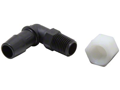 K&N Air Filter Vent Kit - White - 90 Degree - 85-1120