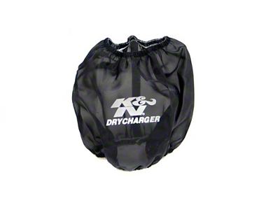 K&N Black Drycharger Round Tapered Air Filter Wrap - RF-1014DK