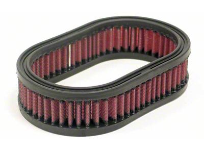 K&N Custom Filter Oval Length 6.125in I/S /7in O/S x - E-3321
