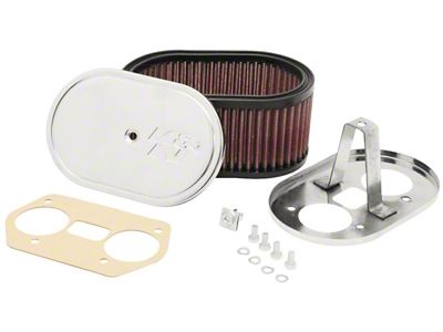 K&N Custom Oval Red Race Filter 7in L x 4-1/2in - 56-1170