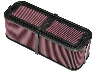 K&N Custom Racing Assembly 19in x 6.5in Carbon Fiber Air - 100-8570