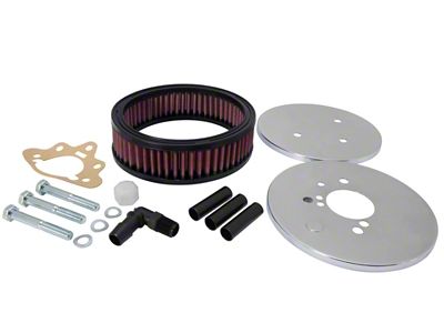 K&N Custom Round Racing Assembly Red 5.875in OD x 2.406in - 56-1620