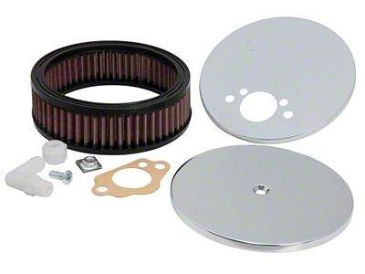 K&N Custom Round Racing Assembly Red 5.875in OD x1.313in ID - 56-1630