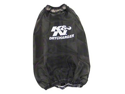 K&N Drycharger Round Tapered Air Filter Wrap 6.5in Base ID/4.5in - RF-1032DK