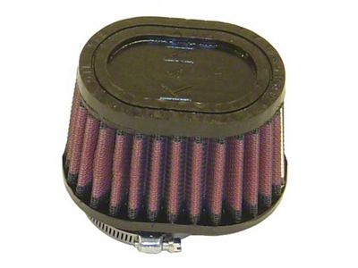 K&N Universal Rubber Filter Oval Tapered 4in Base O/S - RU-1820