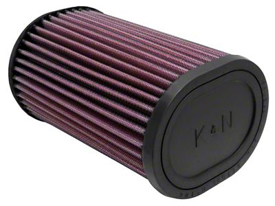 K&N Filter Universal Rubber Oval Straight 4.5in OL x 3.75in - RU-1390
