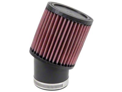 K&N Universal Rubber Round Straight Filter 20 Deg Angled - RU-1750